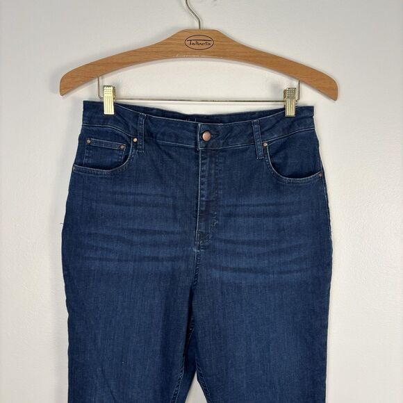Boden Women’s High Rise Fitted Flare Full Length Jeans Size 14 R - Picture 3 of 9